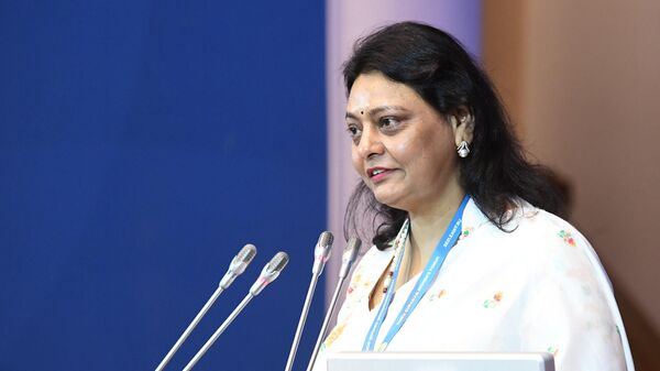 Presidente do Fórum Internacional do BRICS, Purnima Anand - Sputnik Brasil