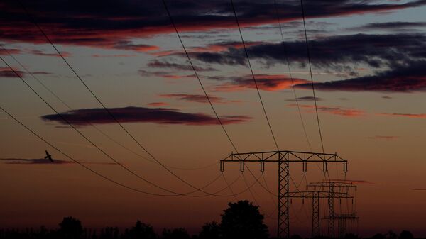 Postes de energia perto de Wernigerode. Alemanha, 10 de outubro de 2022 - Sputnik Brasil