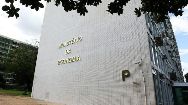 Fachada do Ministério da Economia, em Brasília - Sputnik Brasil