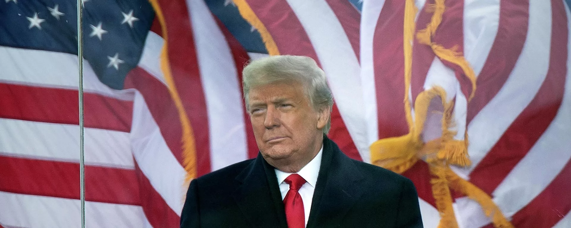 Presidente dos EUA, Donald Trump, chega para falar com apoiadores do The Ellipse perto da Casa Branca, em Washington. EUA, 6 de janeiro de 2021 - Sputnik Brasil, 1920, 07.05.2024