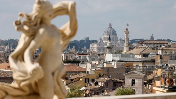 Foto tirada em outubro mostra uma vista de Roma e do Vaticano do Palácio do Quirinale - Sputnik Brasil