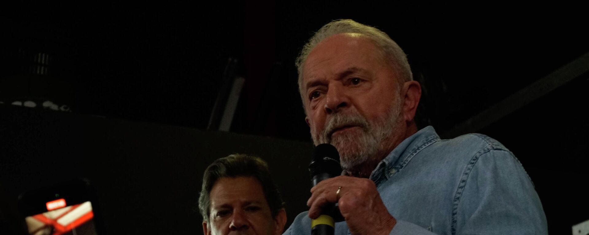 Luiz Inácio Lula da Silva (PT) discursa em São Paulo em ato no último dia da campanha presidencial de 2022 (foto de arquivo) - Sputnik Brasil, 1920, 09.11.2022
