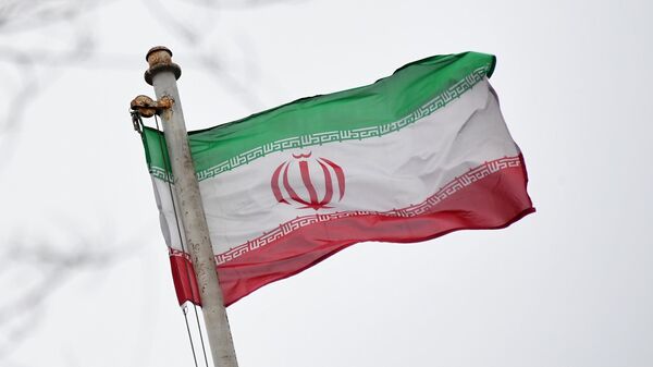 Bandeira nacional iraniana (imagem de referência) - Sputnik Brasil