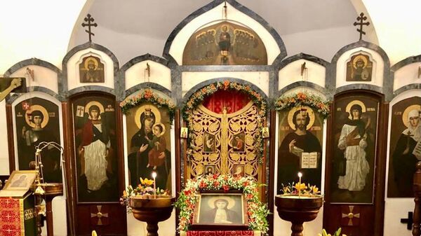 Altar da Igreja Ortodoxa Russa no Rio de Janeiro, Brasil  - Sputnik Brasil