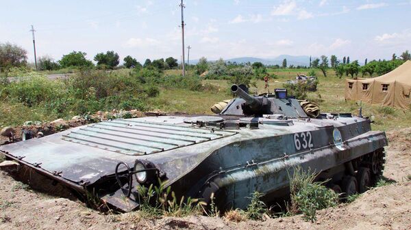 Veículo de combate de infantaria BMP-1, fabricado pela Rússia e fornecido pela Grécia à Ucrânia (foto de arquivo) - Sputnik Brasil