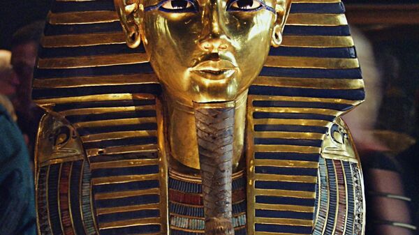 Máscara do faraó egípcio Tutancâmon no Museu Egípcio, Cairo, Egito, foto publicada em 19 de junho de 2003 - Sputnik Brasil