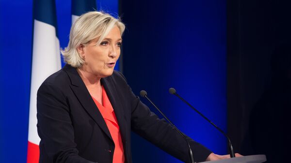 A política francesa de extrema direita e líder do partido Reagrupamento Nacional, Marine Le Pen - Sputnik Brasil