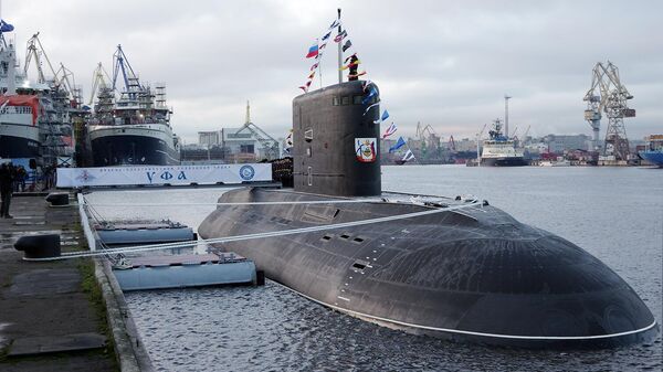 A Marinha russa acaba de receber o novo submarino de ataque diesel-elétrico Ufa do projeto 636.3, da classe Varshavyanka - Sputnik Brasil