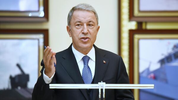 O ministro da Defesa Nacional da Turquia, Hulusi Akar - Sputnik Brasil