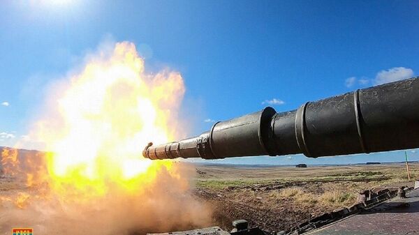 Tanque Leopard 1A5 BR do 6º Regimento de Cavalaria Blindado - Sputnik Brasil