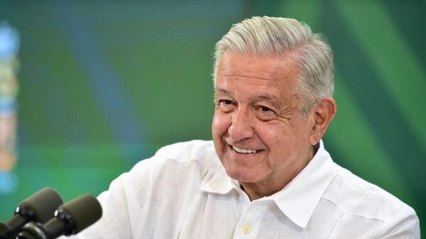 O presidente do México, Andrés Manuel López Obrador - Sputnik Brasil