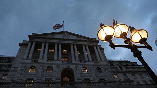 Banco de Inglaterra, o banco central britânico, Londres, Reino Unido, 2 de novembro de 2022 - Sputnik Brasil