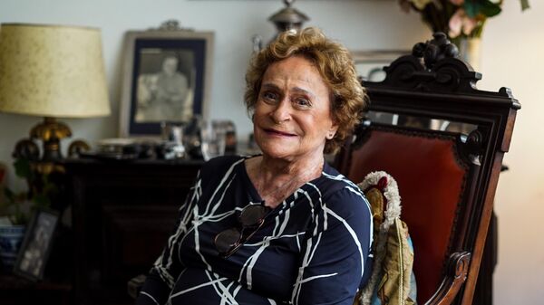 A bailarina Tatiana Leskova, aos 99 anos, em sua casa durante entrevista à Sputnik Brasil. Rio de Janeiro, 1º de dezembro de 2022 - Sputnik Brasil