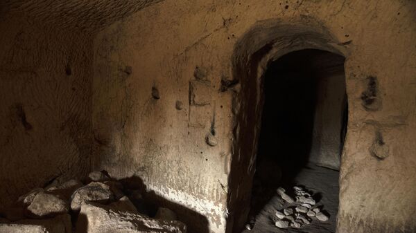 As autoridades israelenses revelaram uma gruta funerária de aproximadamente dois mil anos, designada como o túmulo de Salomé - Sputnik Brasil