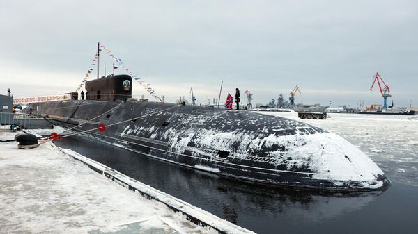 Submarino nuclear Generalissimus Suvorov, posto em uso pela Marinha da Rússia em 29 de dezembro de 2022 - Sputnik Brasil