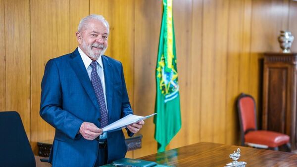 Luiz Inácio Lula da Silva no gabinete presidencial. Brasília, 4 de janeiro de 2022  - Sputnik Brasil