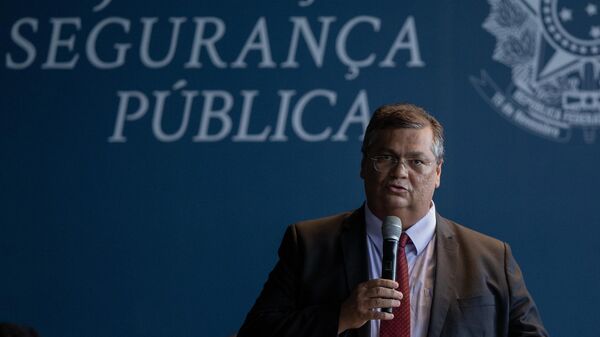 Flávio Dino toma posse como ministro da Justiça e Segurança Pública, em cerimônia realizada na Esplanada dos Ministérios. Brasília (DF), 2 de janeiro de 2022 (foto de arquivo) - Sputnik Brasil