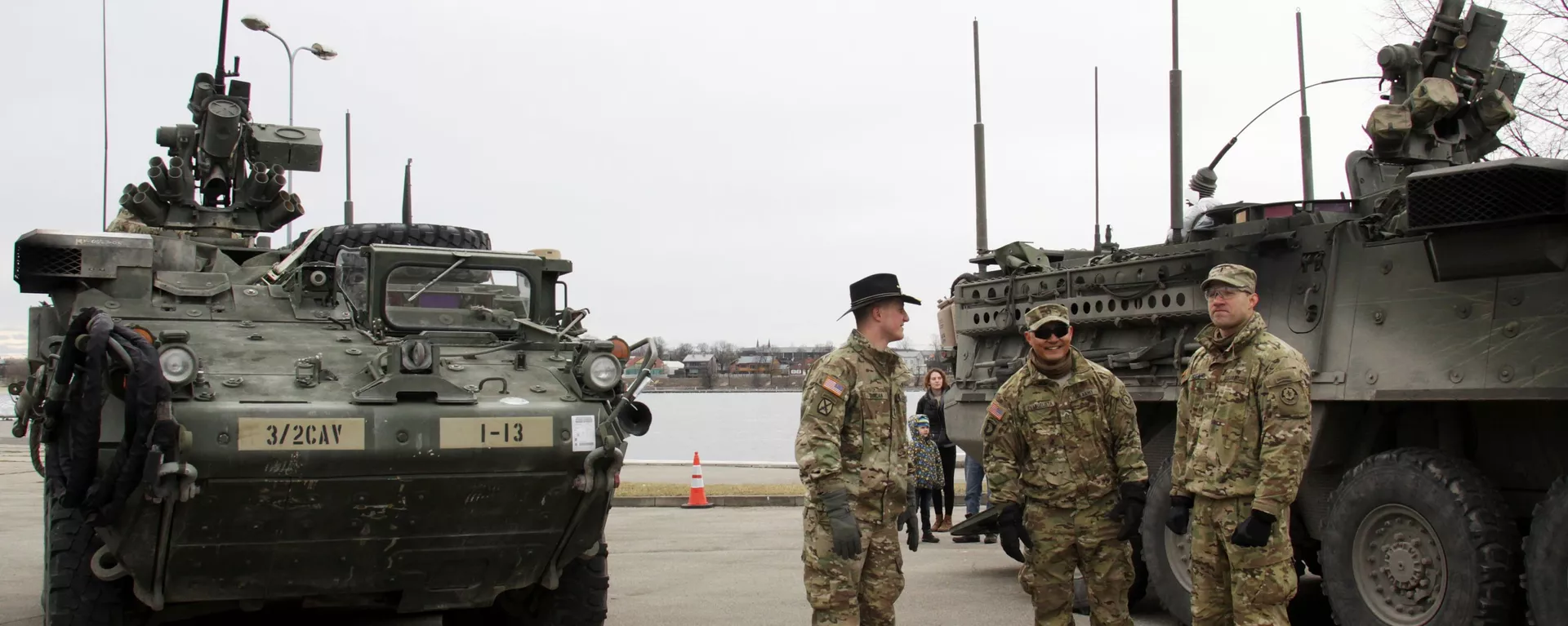 Veículo de combate Stryker dos EUA - Sputnik Brasil, 1920, 11.08.2024