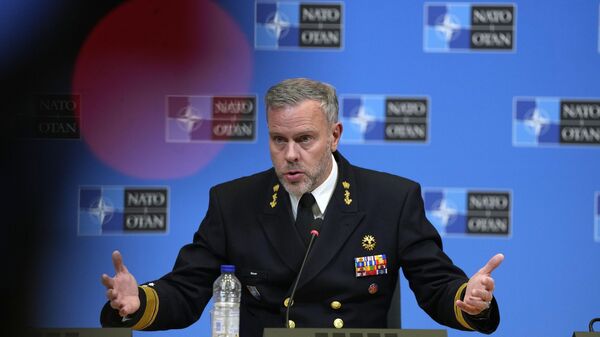 O chefe do Comitê Militar da aliança, almirante Rob Bauer, em Bruxelas. Bélgica, 19 de janeiro de 2023 - Sputnik Brasil