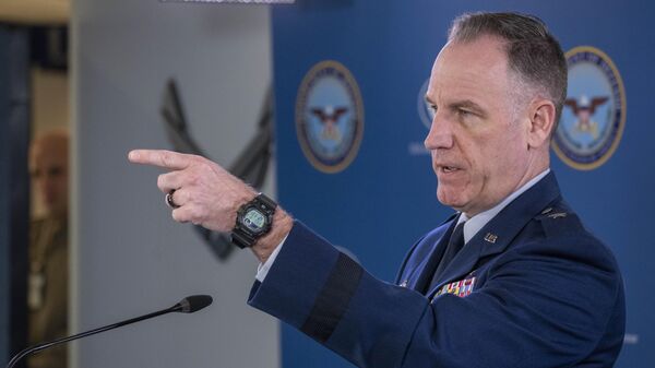 O porta-voz do Pentágono, general Patrick Ryder fala durante uma coletiva de imprensa no Pentágono. Washington, 3 de fevereiro de 2023 - Sputnik Brasil