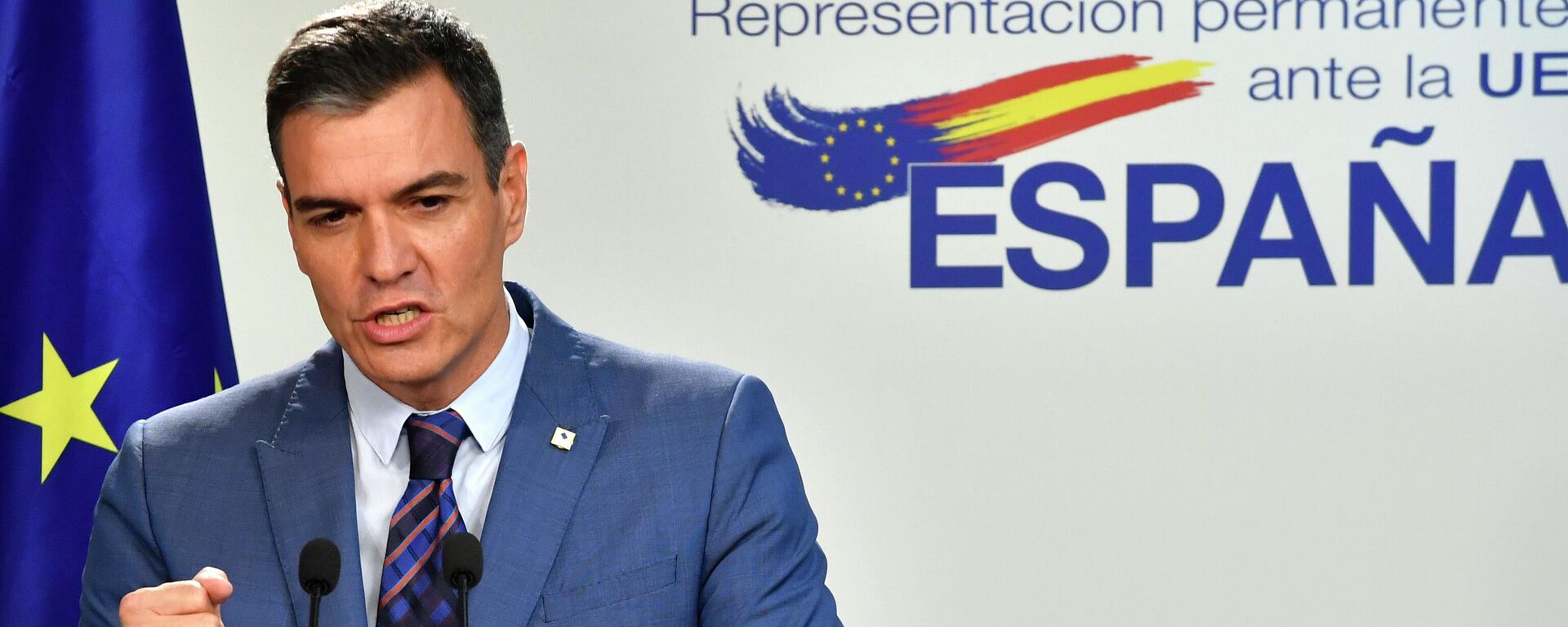 O presidente do governo espanhol, Pedro Sánchez - Sputnik Brasil, 1920, 10.04.2026