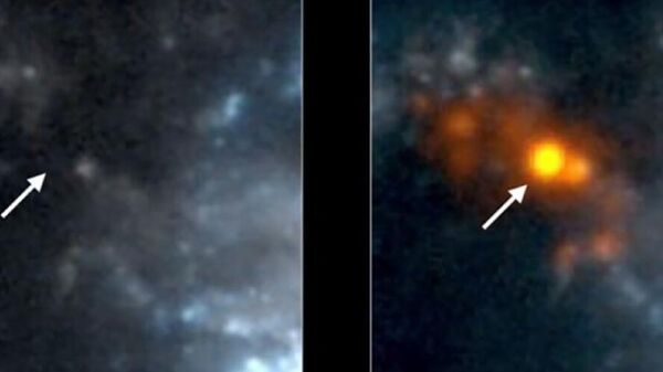 O Telescópio Espacial James Webb (JWST) (D) revela a luz invisível para o Hubble (E) - Sputnik Brasil