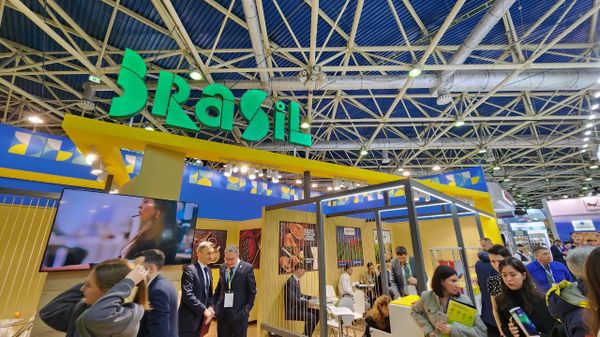 Estande do Brasil na feira de alimentos Prodexpo, realizada em Moscou, Rússia, entre 6 e 10 de fevereiro de 2023 - Sputnik Brasil