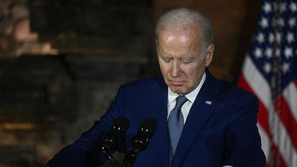 Presidente dos Estados Unidos, Joe Biden, discursa perante jornalistas na cúpula do G20  - Sputnik Brasil