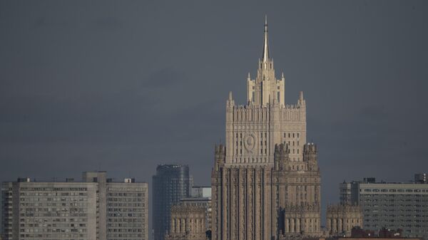 A vista mostra a sede do Ministério das Relações Exteriores em Moscou, na Rússia - Sputnik Brasil