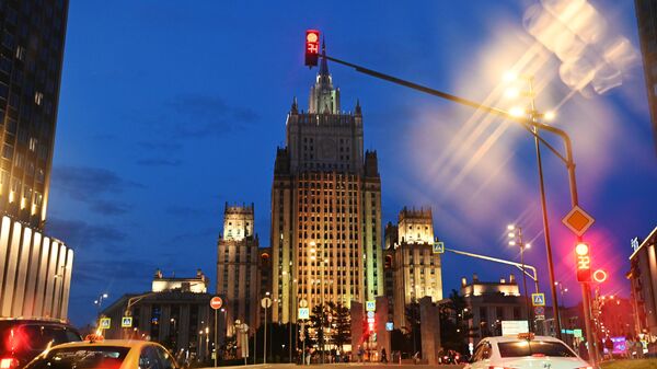 Prédio do Ministério das Relações Exteriores russo em Moscou, Rússia, foto publicada em 27 de maio de 2023 - Sputnik Brasil