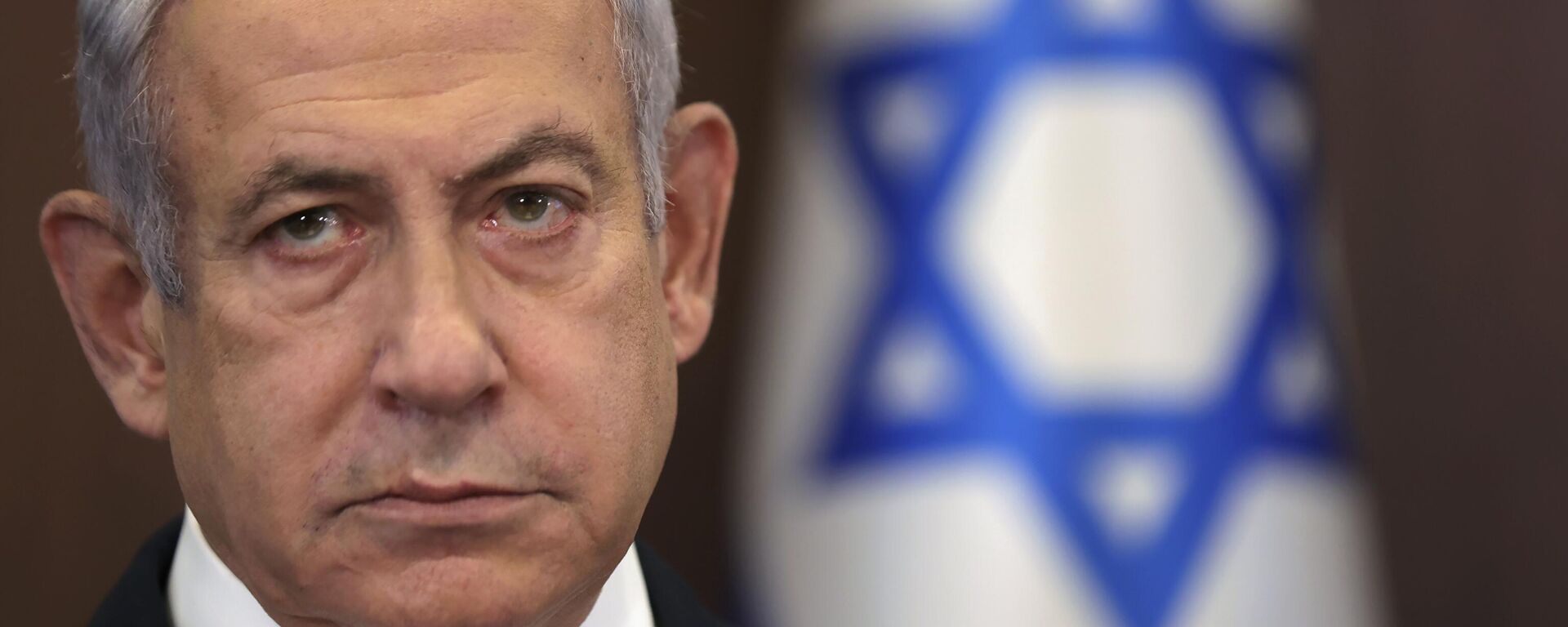 Primeiro-ministro israelense, Benjamin Netanyahu participa da reunião semanal de gabinete, em Jerusalém, em 25 de junho de 2023 - Sputnik Brasil, 1920, 07.10.2023