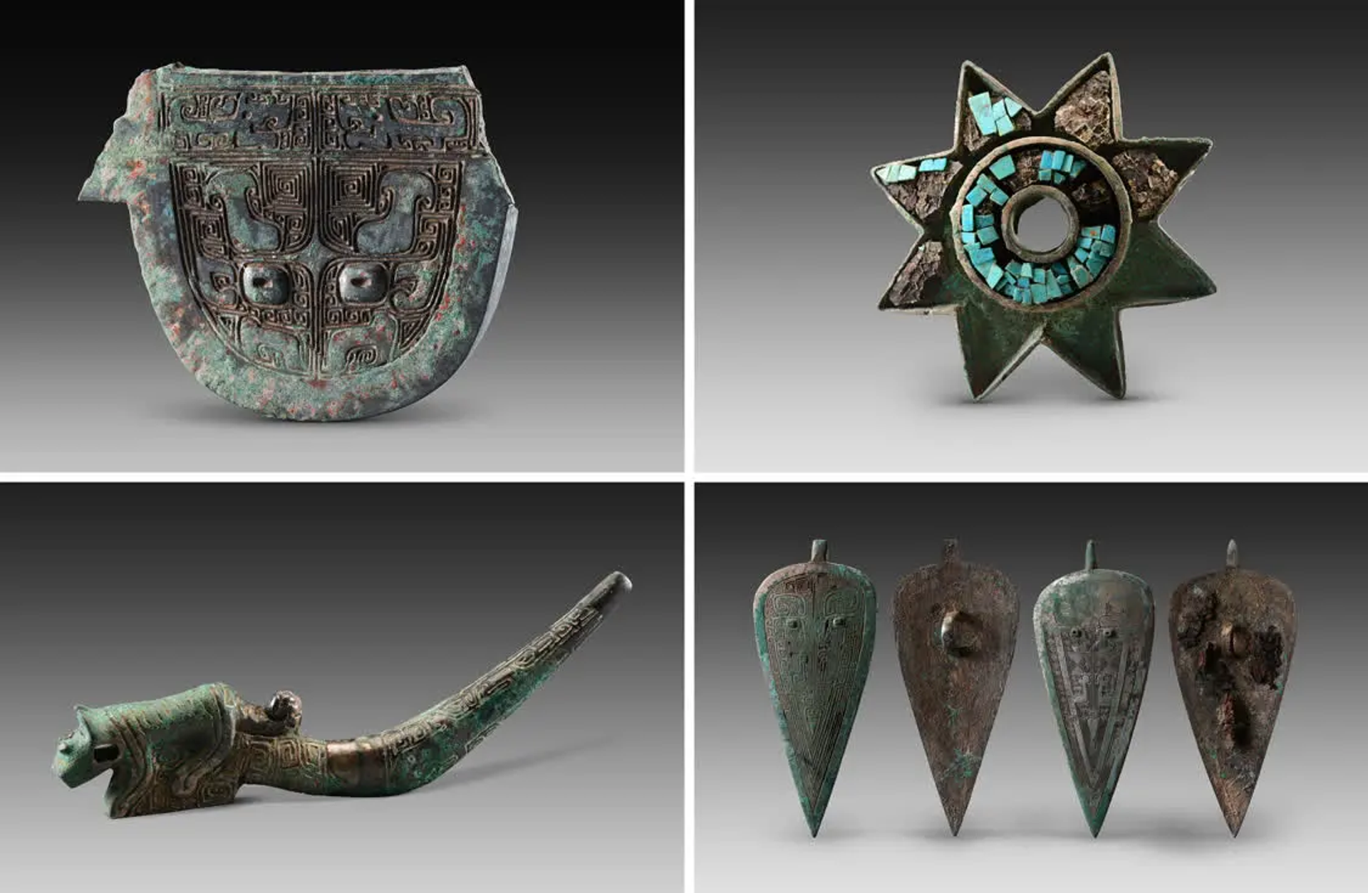 Foram recuperados centenas de artefatos, como vasos, cerâmicas pintadas e ornamentos com pedaços de jade - Sputnik Brasil, 1920, 02.07.2023