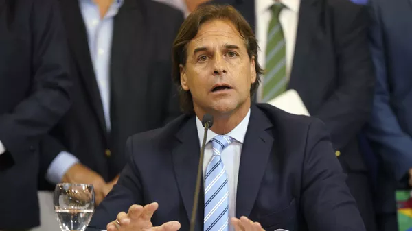 O presidente do Uruguai, Luis Lacalle Pou - Sputnik Brasil