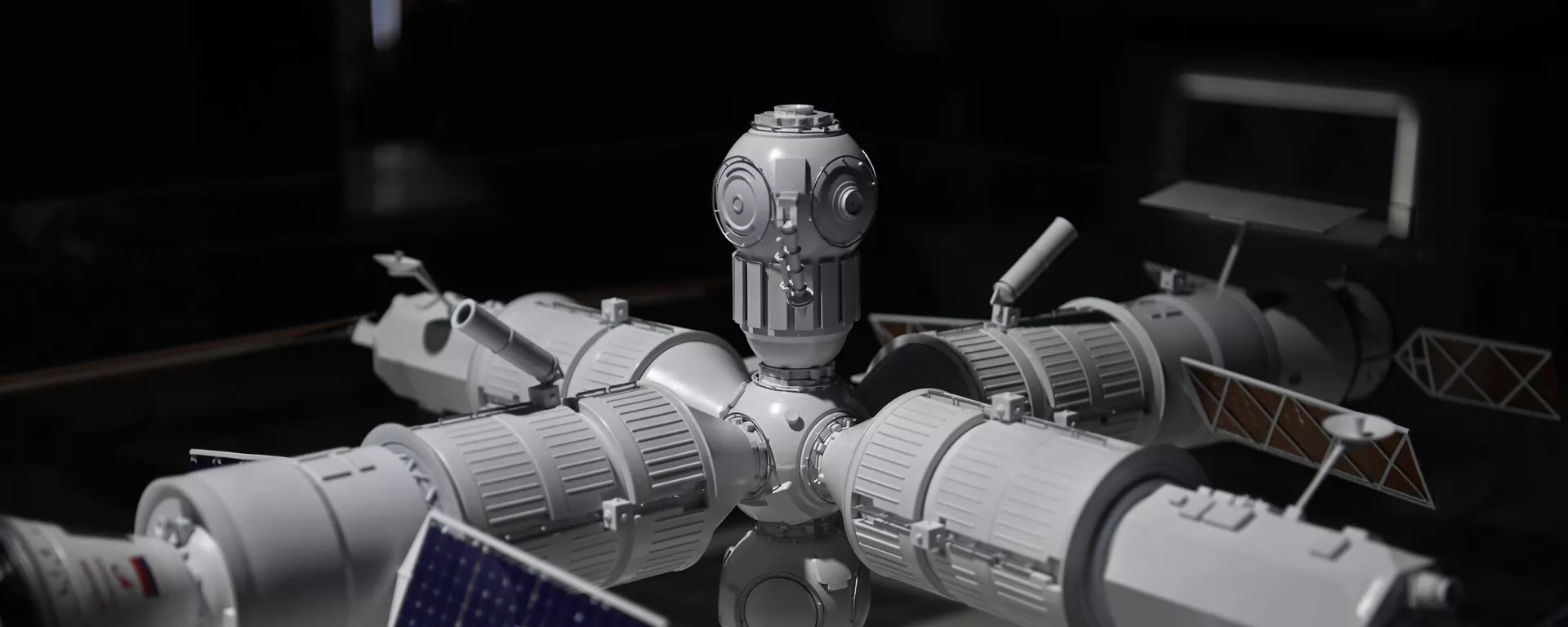 Modelo da Estação Orbital da Rússia - Sputnik Brasil, 1920, 24.07.2023