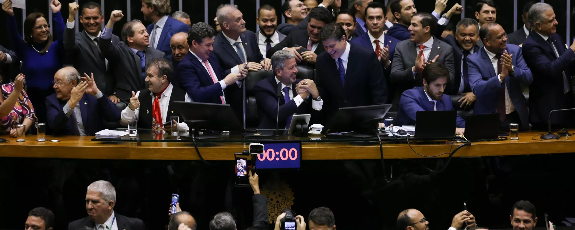 Comemoração da aprovação em primeiro turno da Reforma Tributária na Câmara dos Deputados - Sputnik Brasil, 1920, 26.08.2024