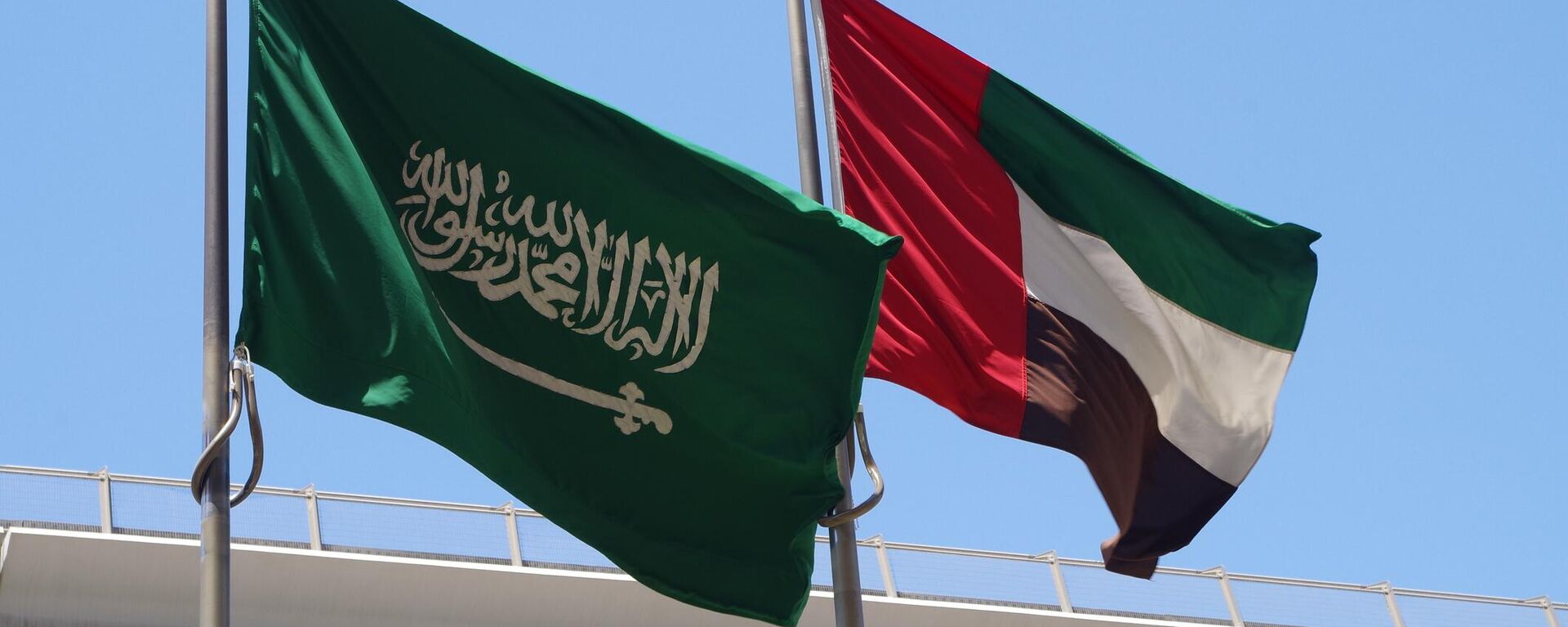 Bandeira da Arábia Saudita e dos Emirados Árabes Unidos - Sputnik Brasil, 1920, 23.08.2023
