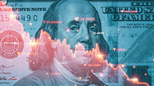 Dólar em queda (imagem ilustrativa) - Sputnik Brasil
