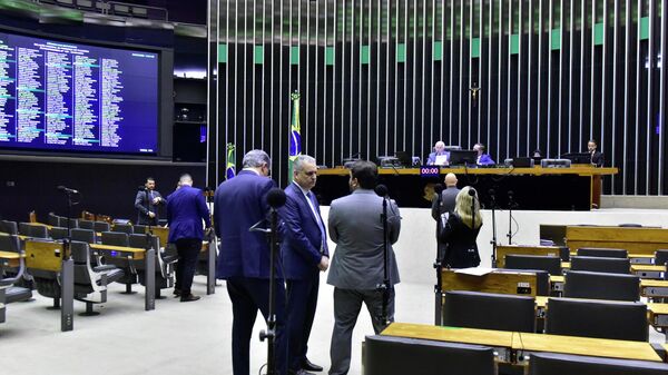 Plenário da Câmara em sessão deliberativa. Brasília, 23 de agosto de 2023 - Sputnik Brasil
