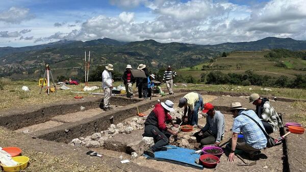 Sítio arqueológico no Peru. - Sputnik Brasil