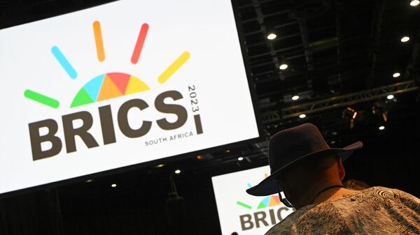 Cúpula do BRICS em Johanesburgo, África do Sul - Sputnik Brasil