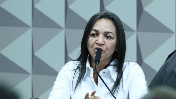 Eliziane Gama discursa na CPI do 8 de Janeiro. Brasília (DF), 25 de maio de 2023 - Sputnik Brasil