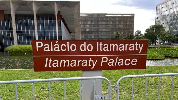 Palácio do Itamaraty, sede do Ministério das Relações Exteriores do Brasil - Sputnik Brasil