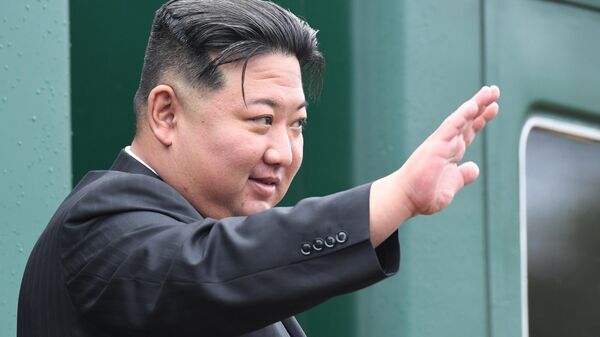 Líder norte-coreano, Kim Jong-un - Sputnik Brasil