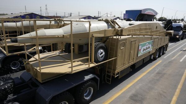 Desfile militar anual do Irã, 22 de setembro de 2023 - Sputnik Brasil