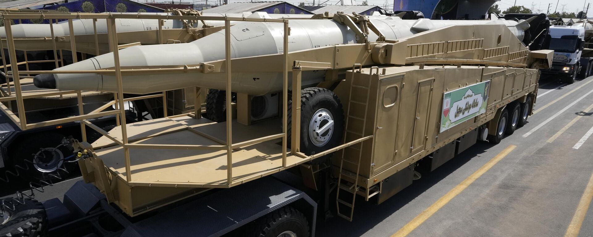 Desfile militar anual do Irã, 22 de setembro de 2023 - Sputnik Brasil, 1920, 03.02.2026