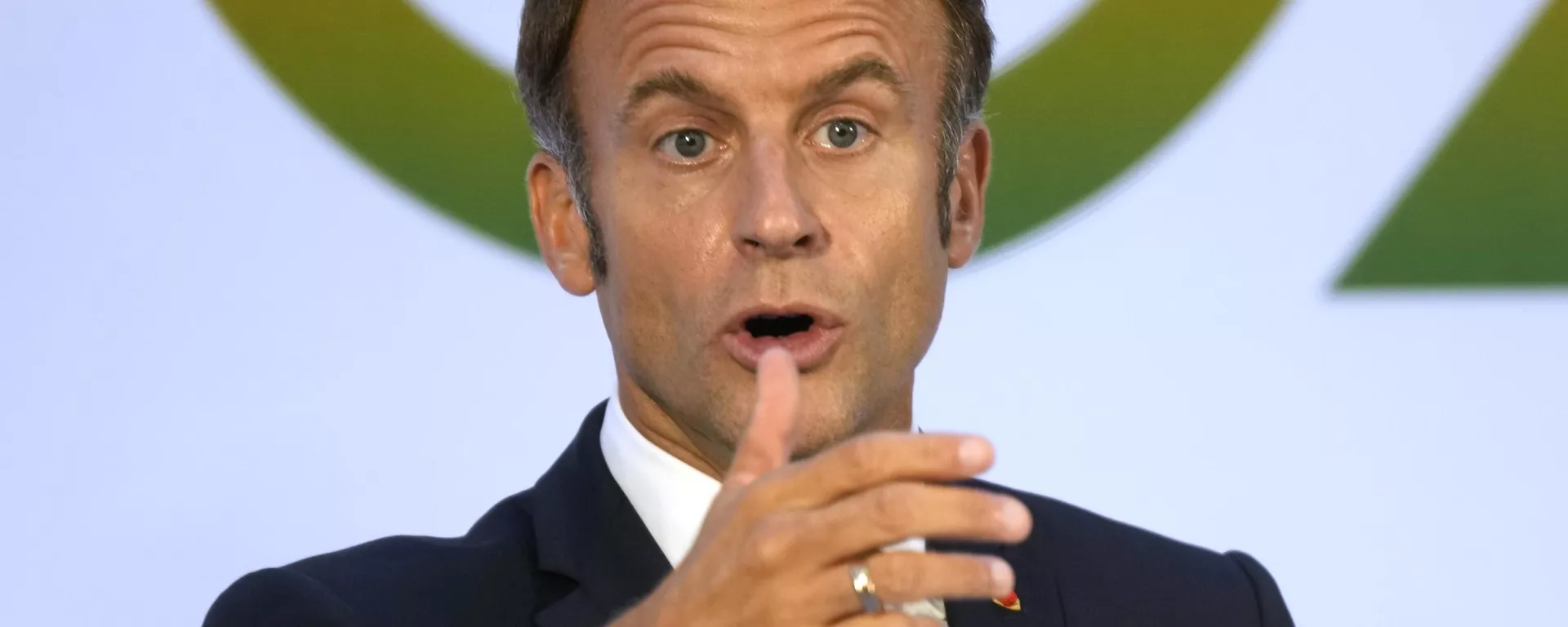 Emmanuel Macron, presidente da França, discursa durante coletiva de imprensa no final da Cúpula do G20, em Nova Deli, Índia, 10 de setembro de 2023 - Sputnik Brasil, 1920, 18.03.2025