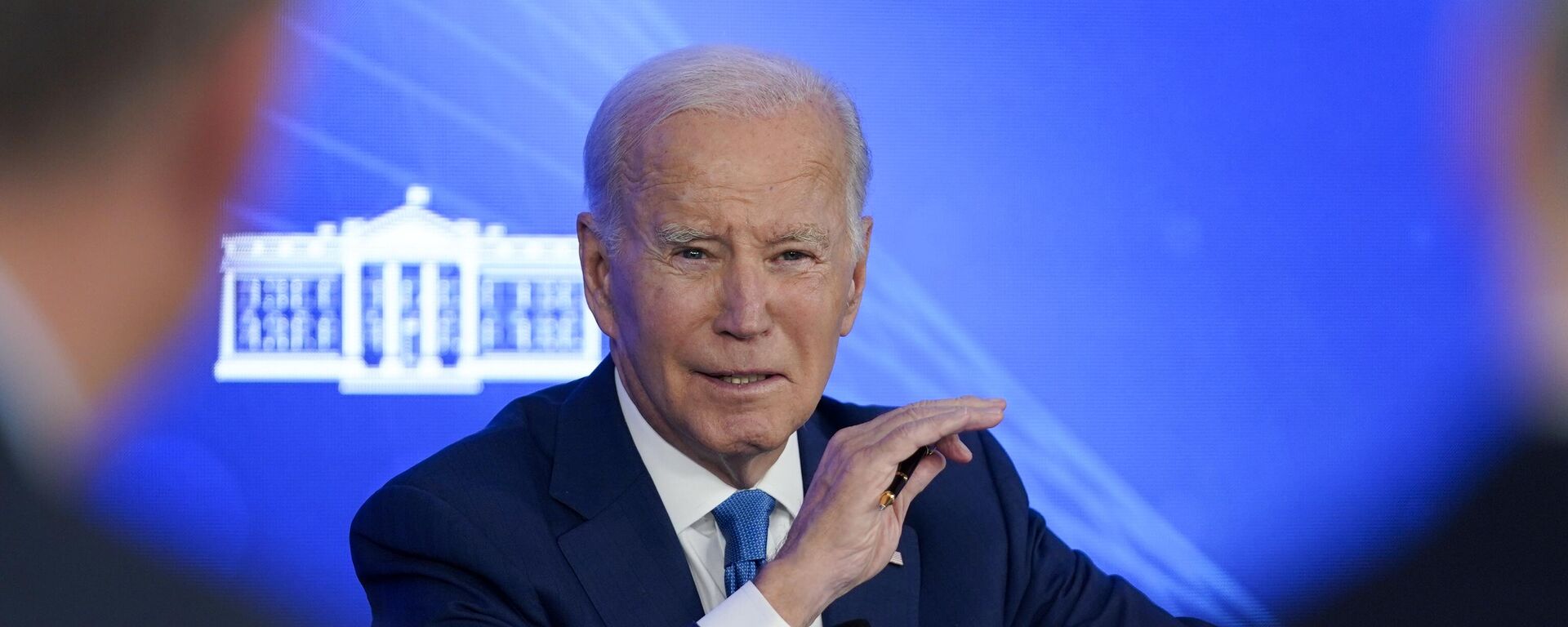 Joe Biden, presidente dos EUA, fala sobre a situação fiscal do país durante encontro do Conselho Presidencial de Consultores de Ciência e Tecnologia. São Francisco, 27 de setembro de 2023 - Sputnik Brasil, 1920, 22.07.2024