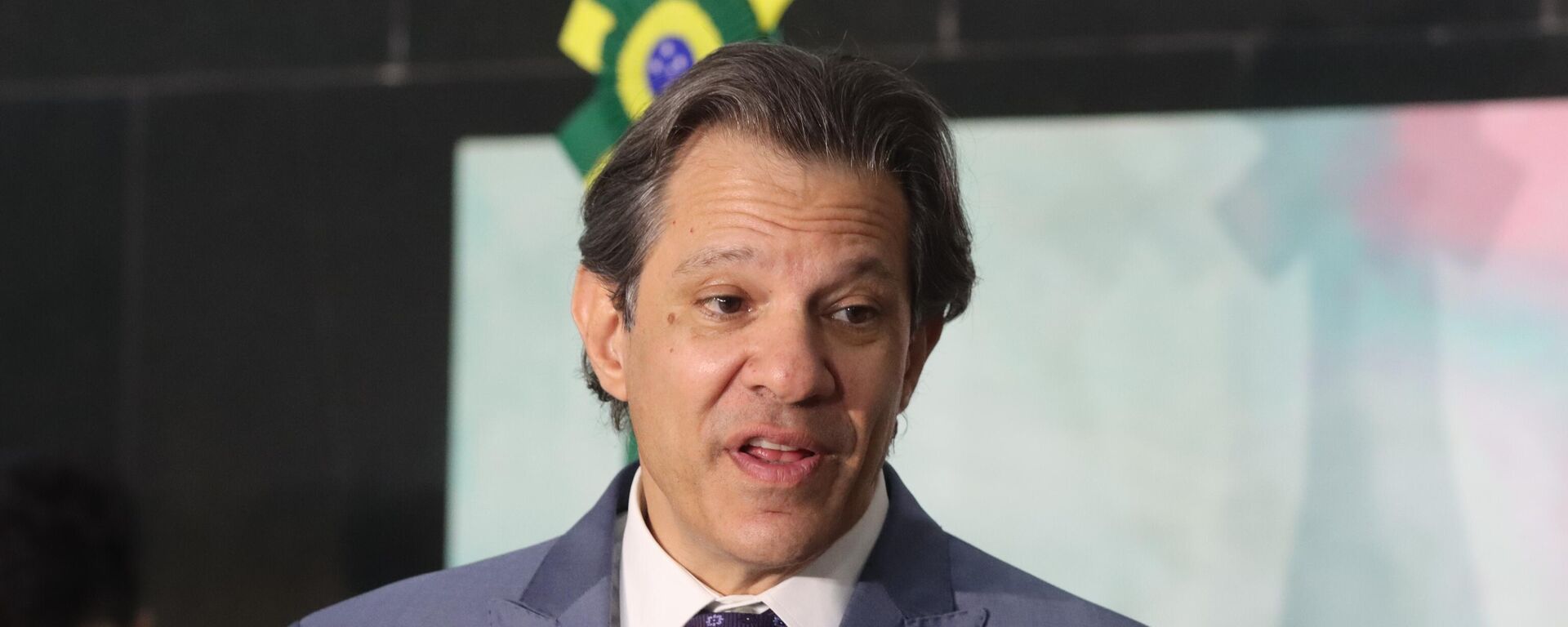 Fernando Haddad, ministro da Economia, durante entrevista, na Argentina, em 28 de agosto de 2023 - Sputnik Brasil, 1920, 28.09.2023