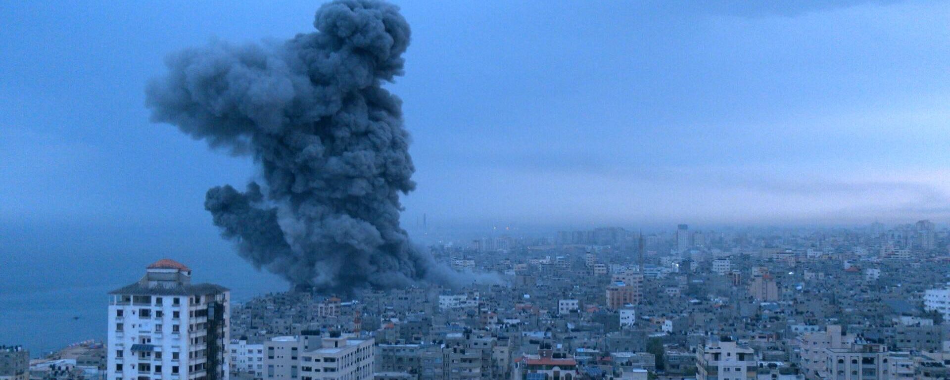 Bombardeio de Israel na Faixa de Gaza, 9 de outubro de 2023 - Sputnik Brasil, 1920, 09.10.2023