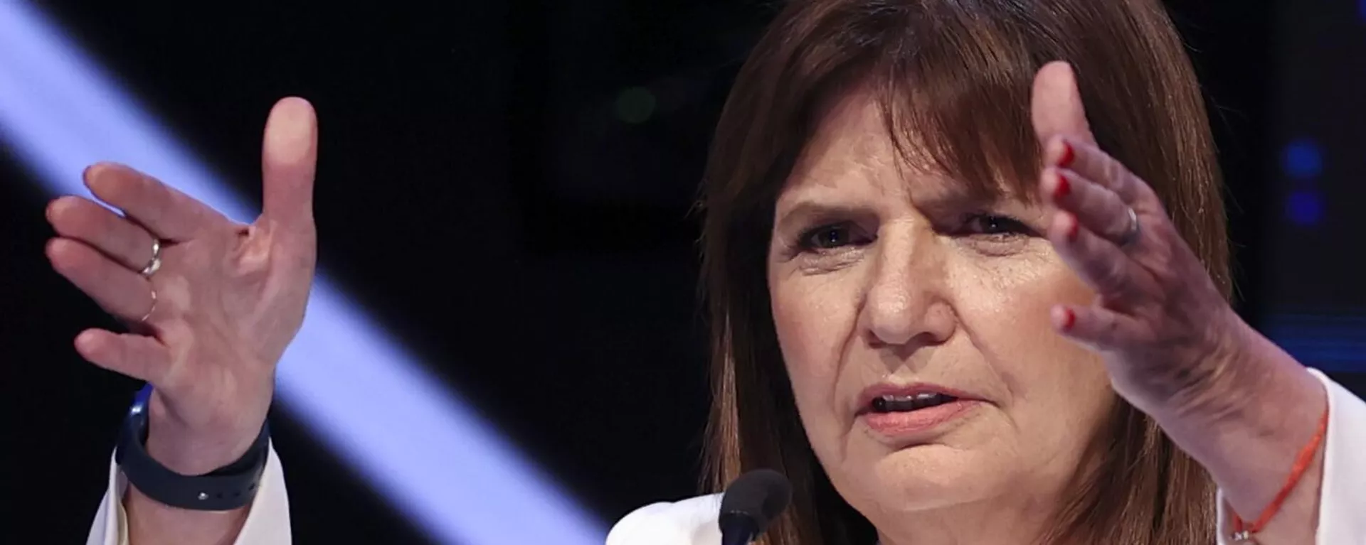 Patricia Bullrich durante debate presidencial em Santiago del Estero. Argentina, 1º de outubro de 2023 - Sputnik Brasil, 1920, 28.06.2024